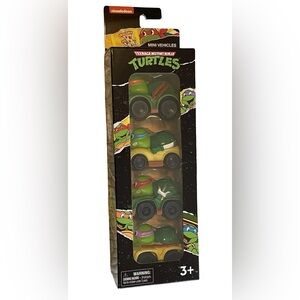 Teenage Mutant Ninja Turtles 4-Pack Mini Action Toy Car Figures